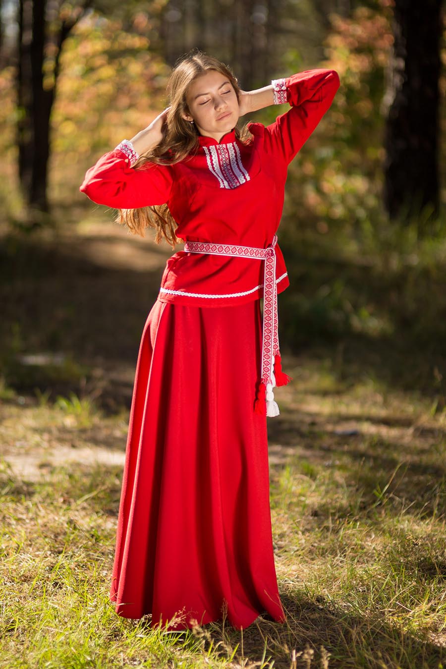 Underwear Women in Slavic costumes in Anda